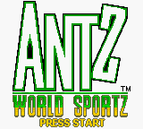 Antz World Sportz (Europe) (En,Fr,De,Es,It,Nl) Title Screen